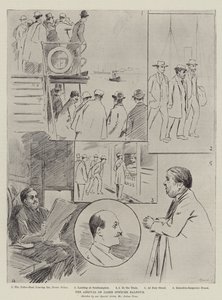 De aankomst van Jabez Spencer Balfour door Julius Mandes Price